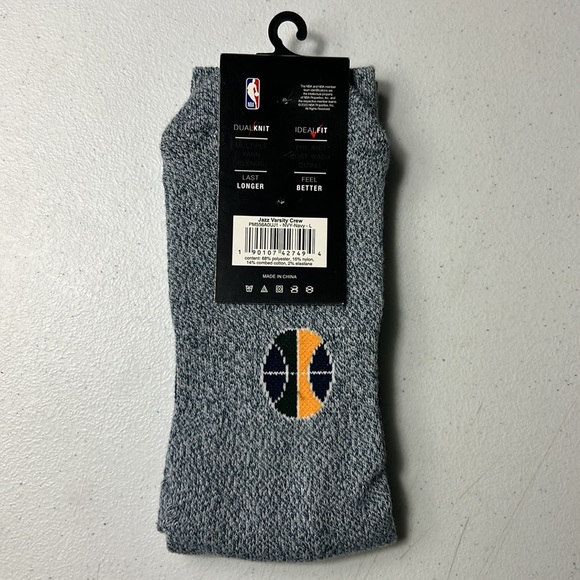 Jazz Varsity Crew Socks - Picture 3 of 4